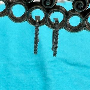 Roberto Coin Huggie Diamond Hoops